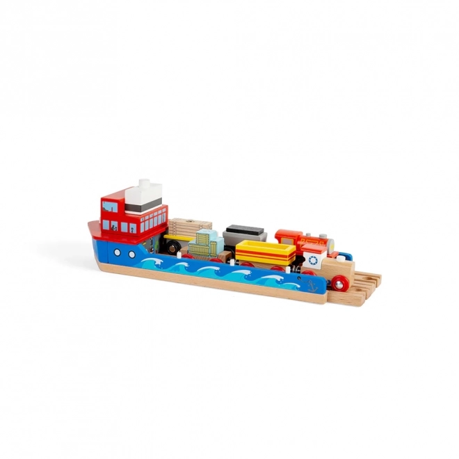 Traghetto ferroviario Bigjigs Rail