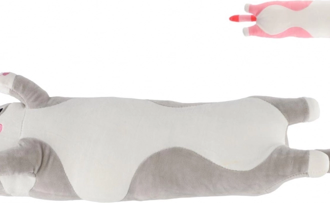 Giocattolo di peluche gatto sdraiato