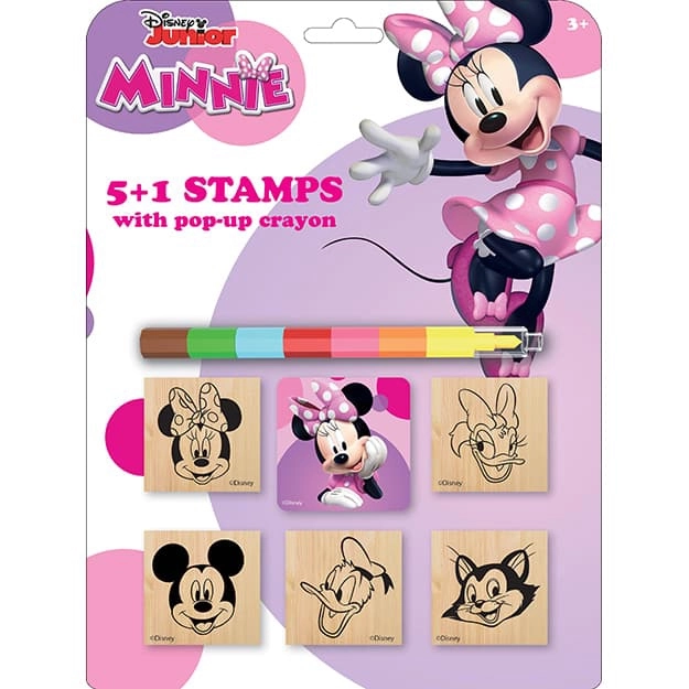 Set timbri con pastello 5+1 MINNIE