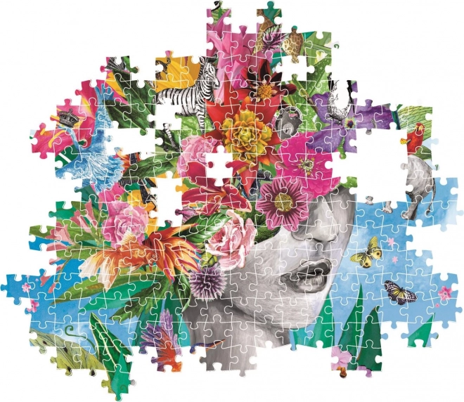 Puzzle Clementoni Testa Nella Giungla 500 Pezzi