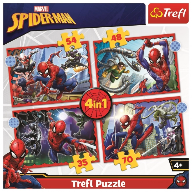 Puzzle Eroico Spiderman 4-in-1