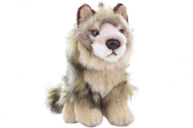 Coyote Seduto in Peluche 18 cm