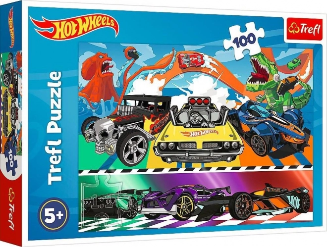 Puzzle 100 Pezzi Macchine Veloci Hot Wheels