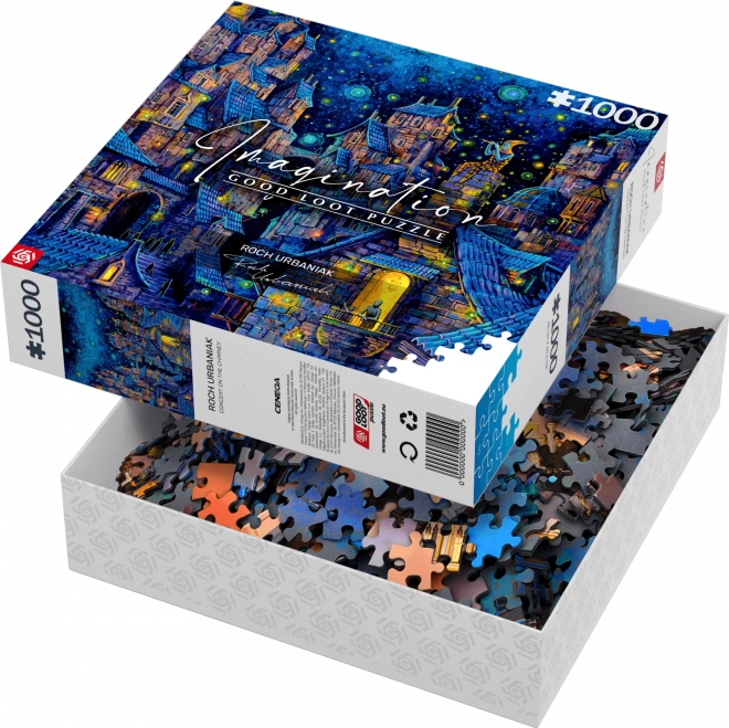 Puzzle Immaginazione: Concerto Sul Camino 1000 Pezzi