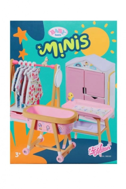 Baby Born Minis set con mobili