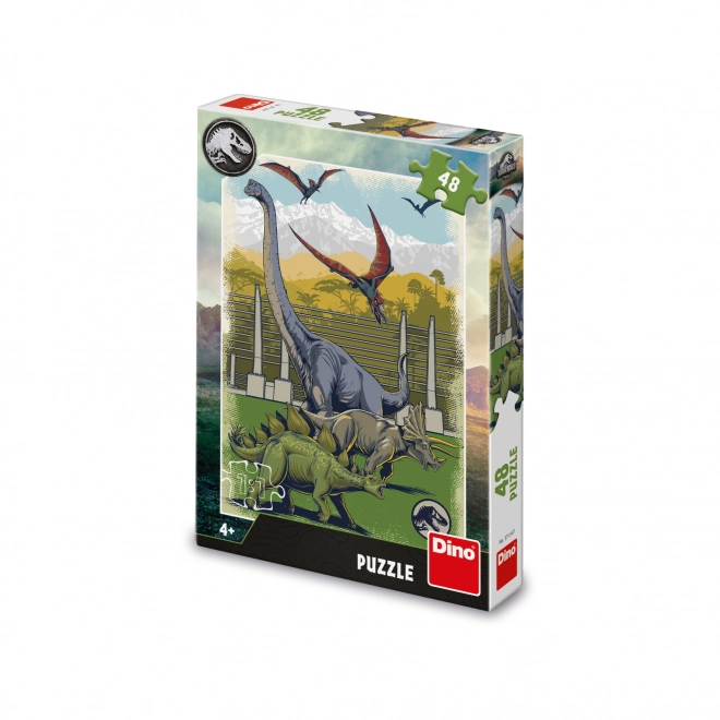 Puzzle giurassico DINO 48 pezzi