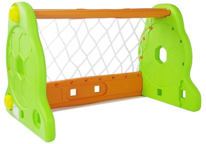 Porta Calcio per Bambini Verde e Arancione