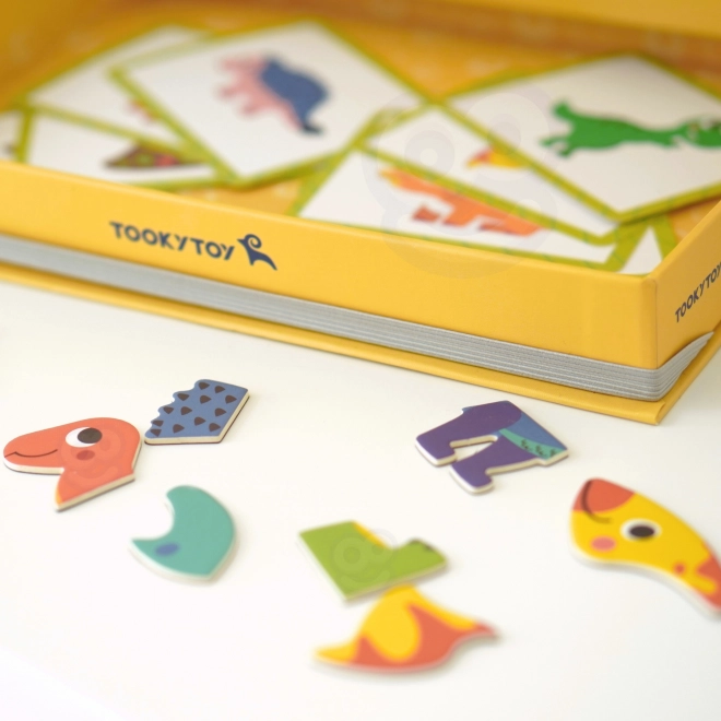 Puzzle magnetico dinosauri di Tooky Toy