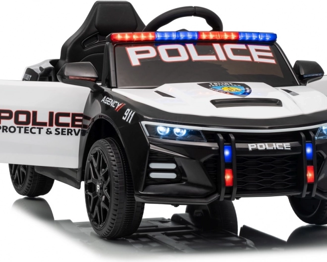 auto della polizia nero 911 Agenzia