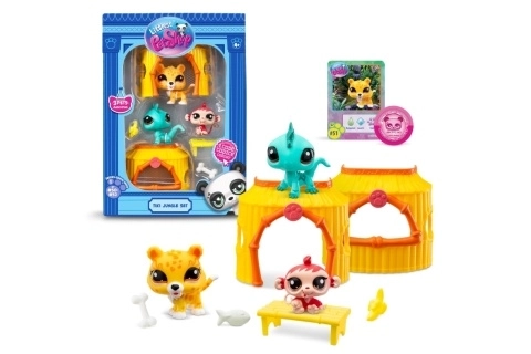 Set di figurine Littlest Pet Shop Jungle