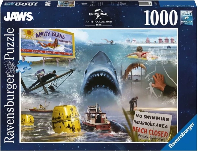 Puzzle Jaws 1000 Pezzi Ravensburger