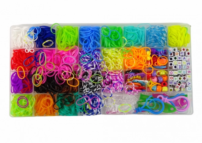 Set di 1500 elastici per creare gioielli con accessori