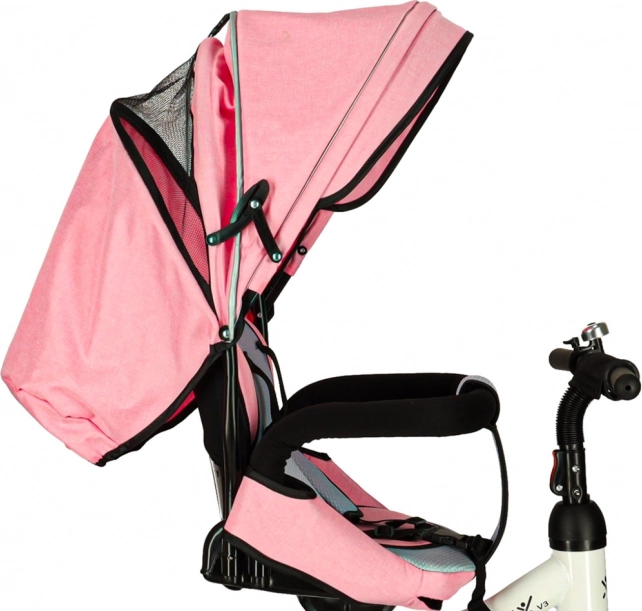 Triciclo per bambini Trike Fix V3 con sedile girevole e tettoia