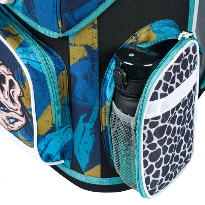 SET BAAGL 3 Ergo Dinosaurs World: cartella, astuccio, sacchetto
