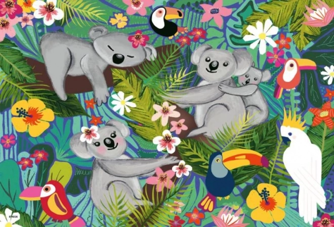 Puzzle Koala e Bradipi 48 Pezzi