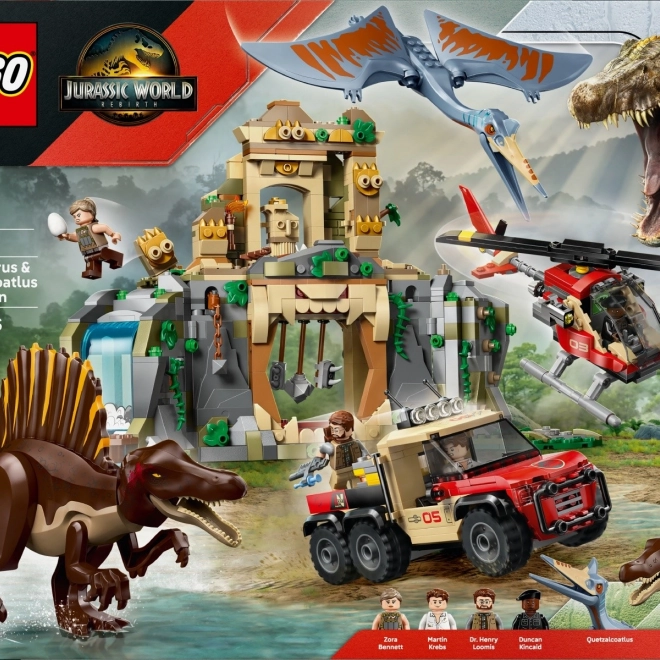 Jurassic World: Missione aerea con Quetzalcoatlo e Spinosauro