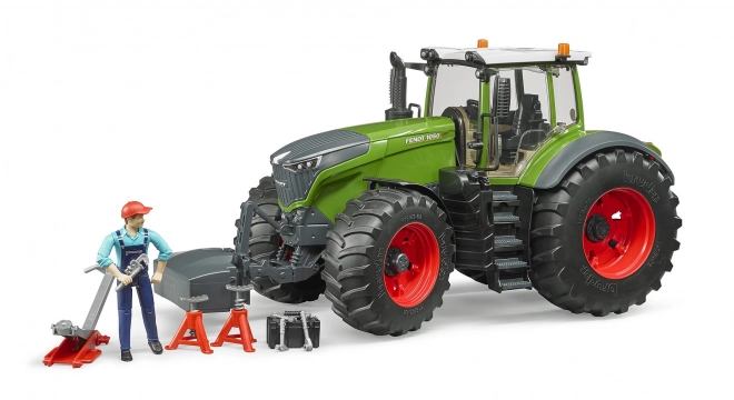 Trattore Bruder Fendt 1050 Vario con meccanico e attrezzi