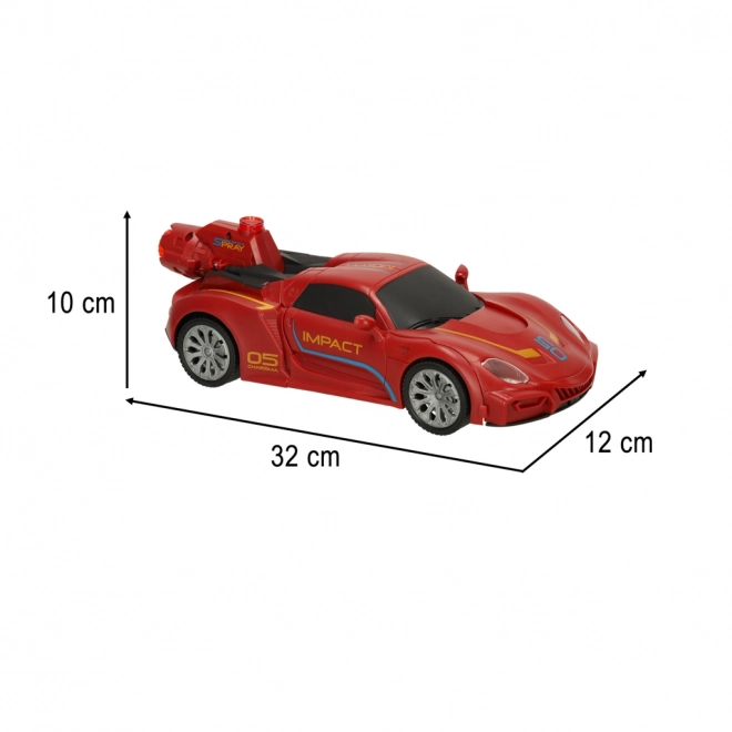 Auto Robot Trasformabile Telecomandato Rosso