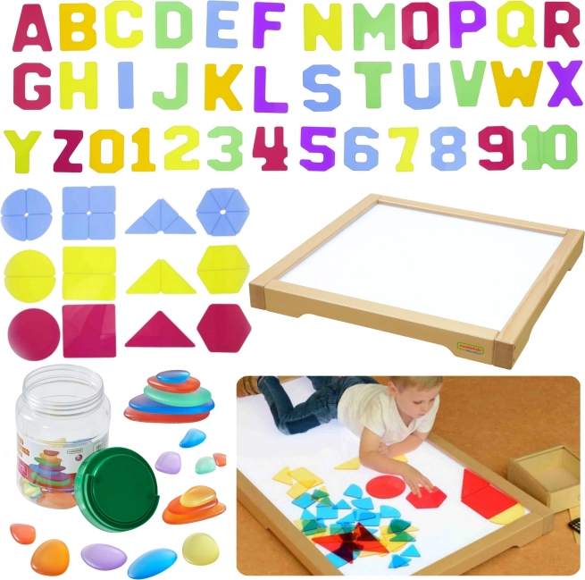 Masterkidz Pannello LED cassa sensomotoria con accessori