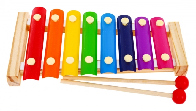 Cymbali in Legno per Bambini 3+ Arcobaleno