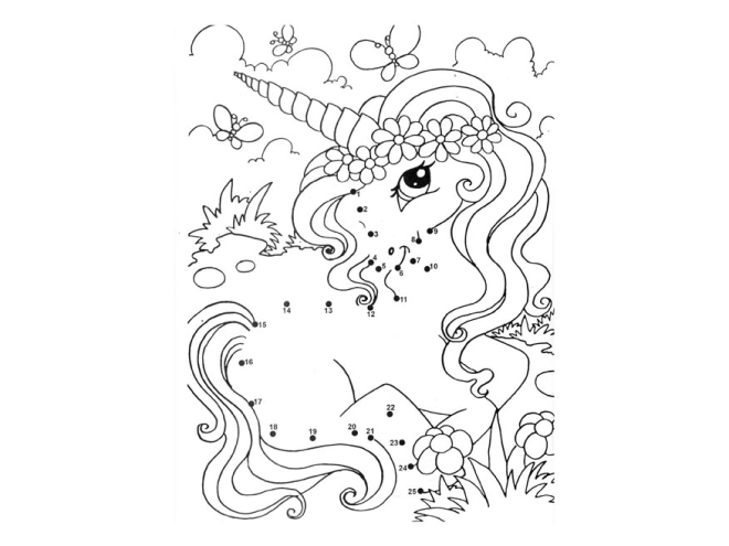 Dolce unicorno con cerchietto floreale