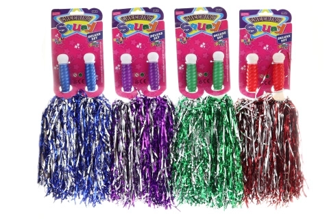 Tessuto luccicante con frange colorate