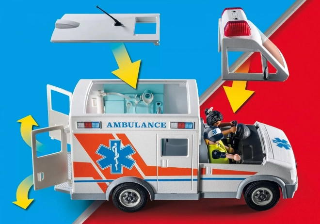 Ambulanza City Action di PLAYMOBIL