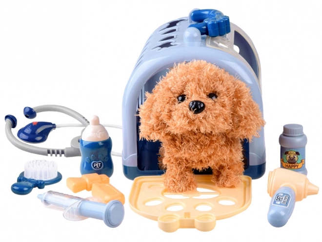Cagnolino interattivo set piccolo veterinario