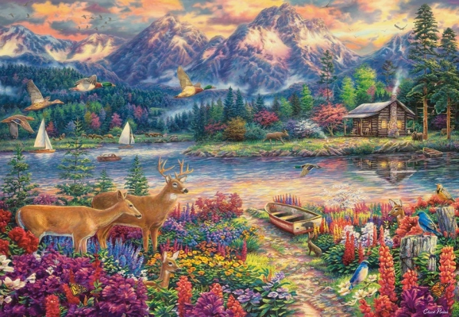 Puzzle 1500 pezzi Spring Mountain Majesty