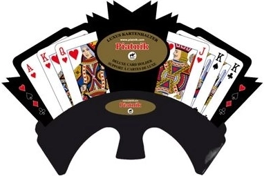 Supporto per carte nero da PIATNIK