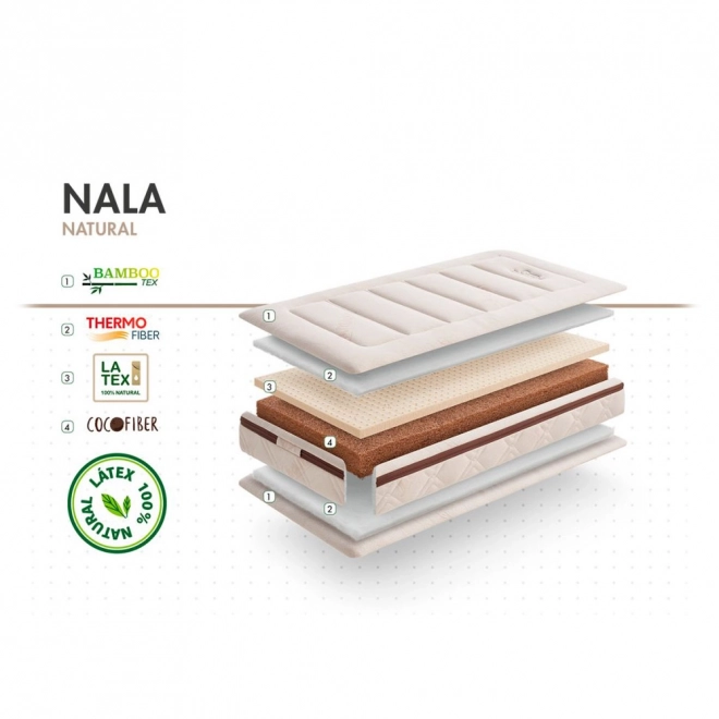 Materasso per bambini MyBabyMattress in lattice naturale e fibra di cocco