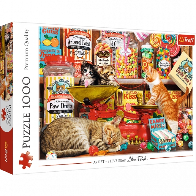 Puzzle 1000 pezzi Gatti Dolci Trefl