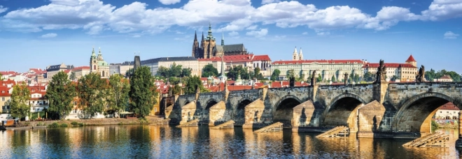 Puzzle panoramico castello di Praga 1000 pezzi