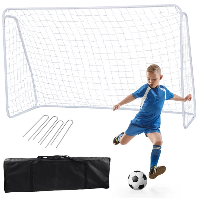 Porta da calcio per bambini 240x150x90 cm