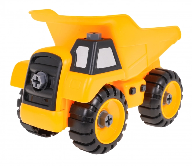 Camion da costruzione smontabile per bambini 3+ con cacciavite e bit intercambiabili