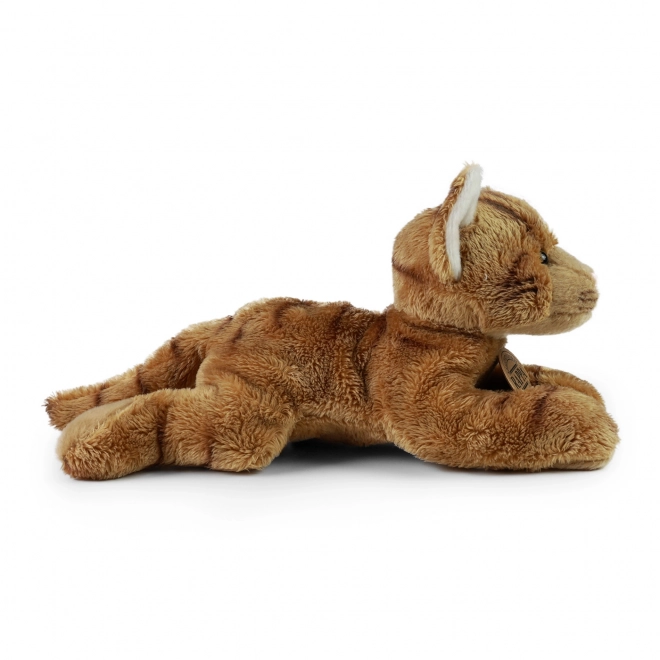 Gatto di peluche marrone eco-friendly 18 cm