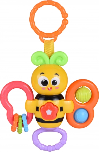 Apina musicale con clip 14 cm