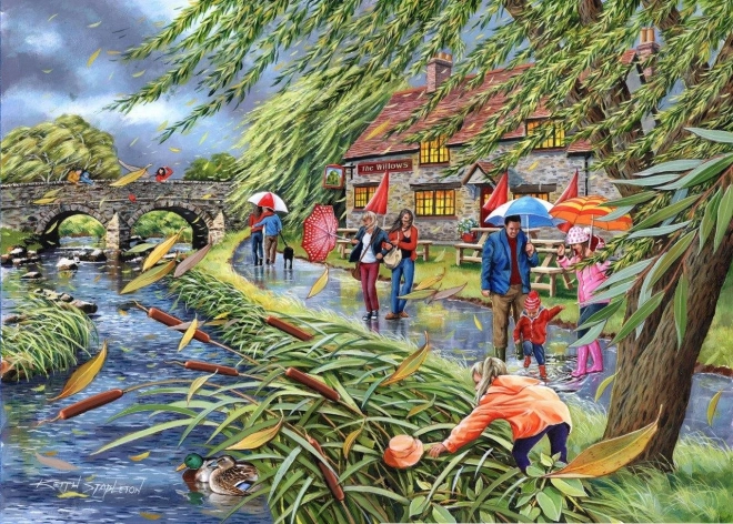 Puzzle Vento nei Salici 1000 Pezzi