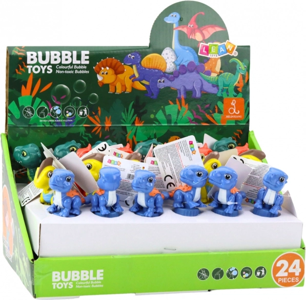Sfera di Sapone con Figura di Dinosauro Mobile 14 cm