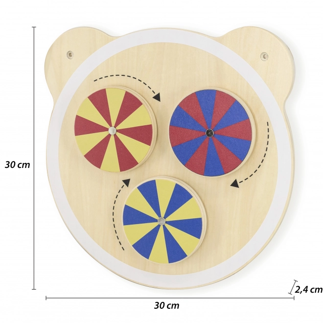 Gioco da parete in legno per bambini