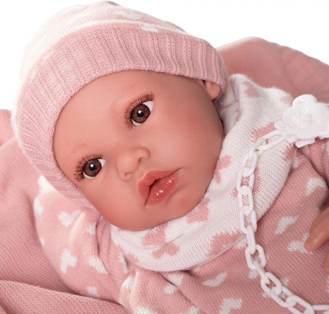Erika - Bambola Realistica Neonato con Corpo in Vinile Intero 42 cm