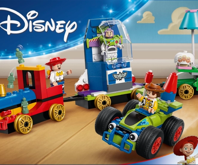 Trenino festivo e Macchinina dal film Toy Story