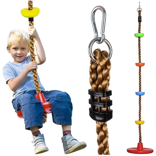 Altalena Kruzzel con corda per arrampicata per bambini