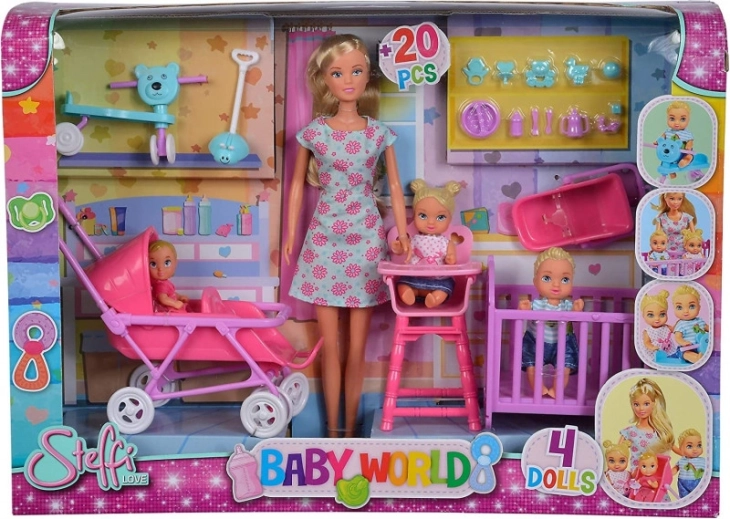 Bambola Steffi, bambini nella cameretta