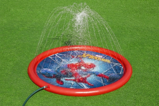 Piscina gonfiabile con fontana Spider-man