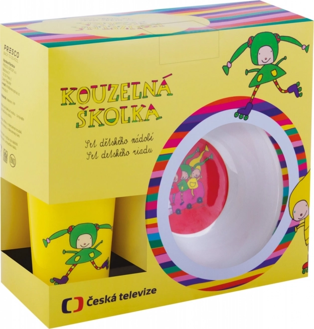 Set stoviglie per bambini Kouzelná Školka