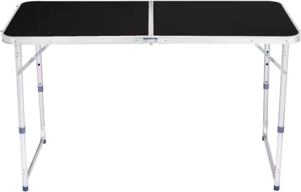 Tavolo da campeggio pieghevole con altezza regolabile 120x60 cm