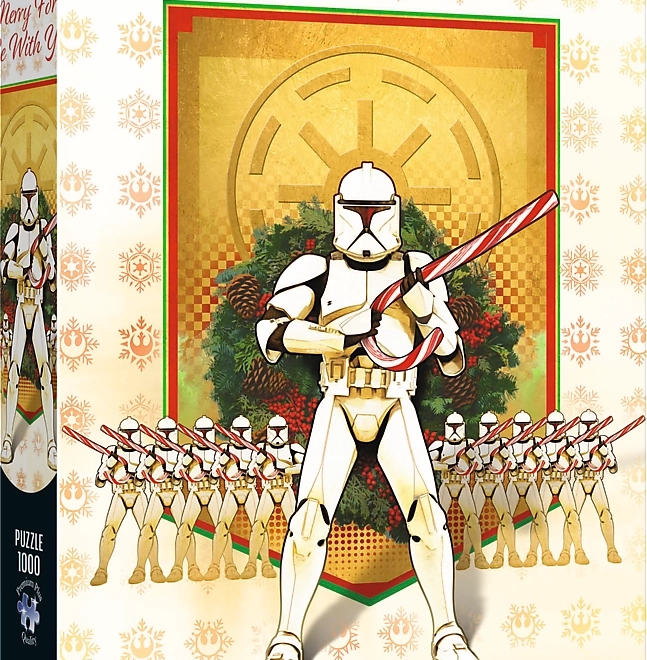 Trefl Puzzle Premium Plus Star Wars: Allegri Soldati Cloni 1000 Pezzi
