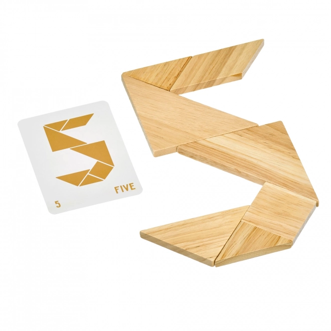 Gioco di logica in legno Lucy & Leo Tangram