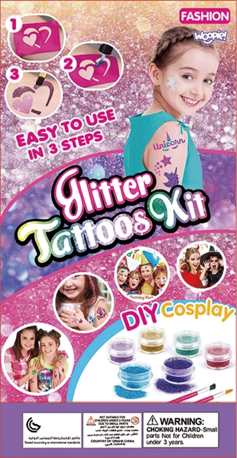 Kit XL Tatuaggi per Bambini Art&Fun di Woopie